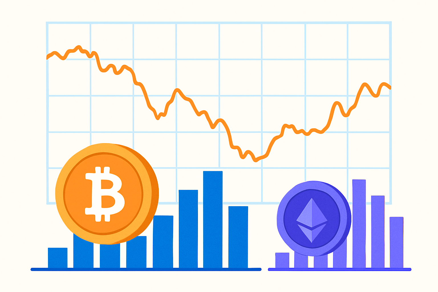 Historical Bitcoin dominance trends visualized against altcoin market capitalization across key market phases.