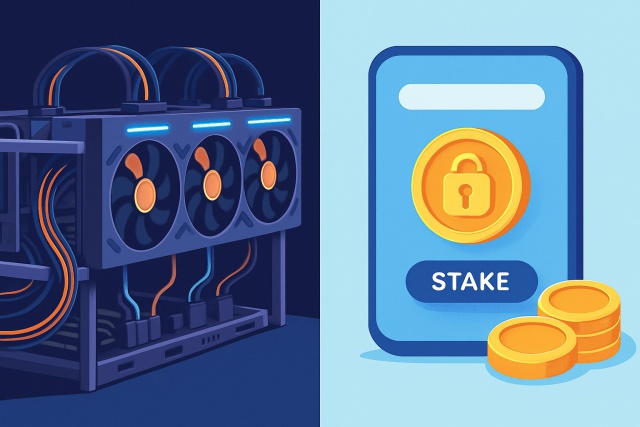 Staking vs Mining for Crypto Beginners