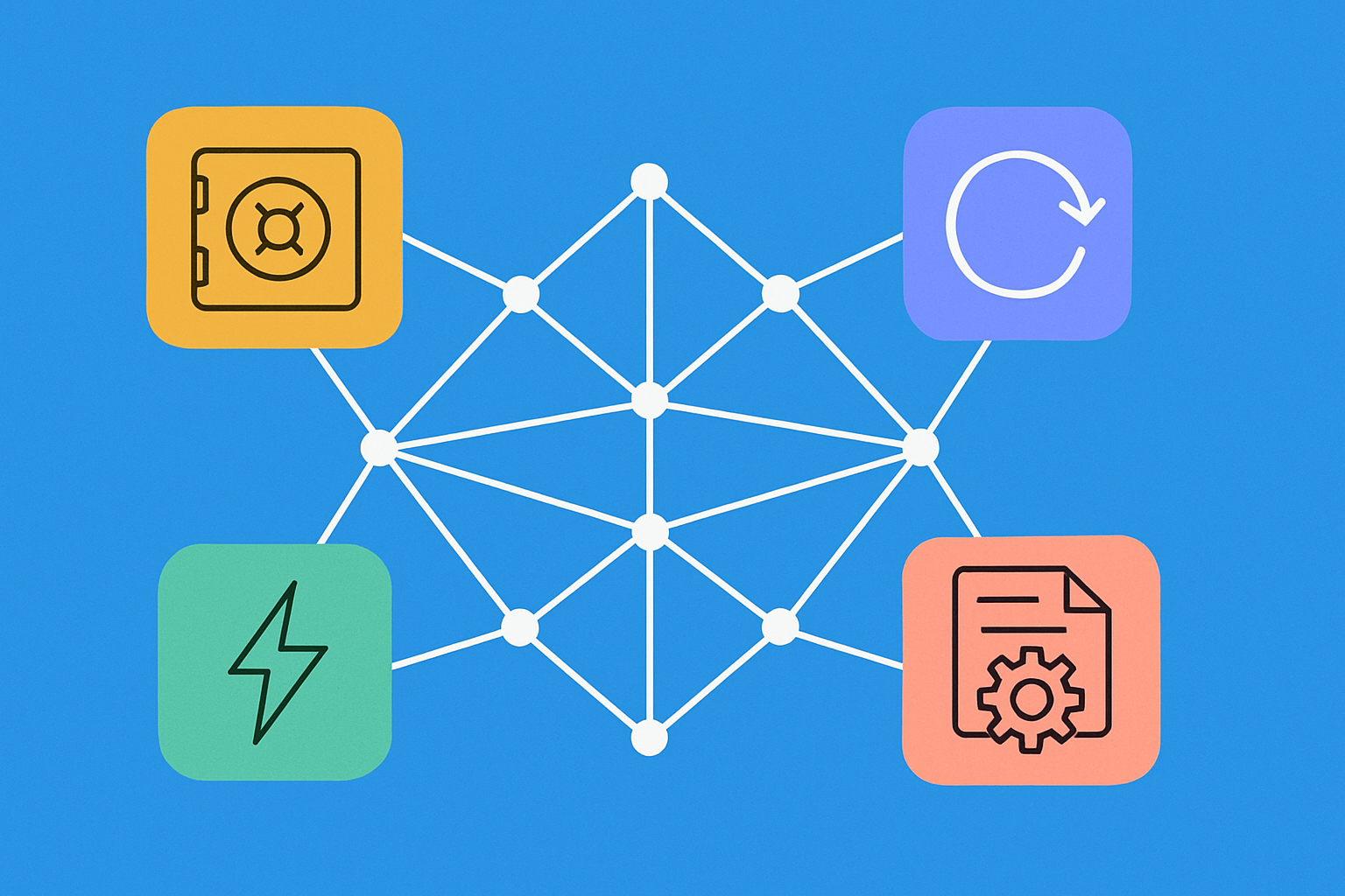 Diagram showing the core components of Yearn Finance and their interactions within the DeFi ecosystem
