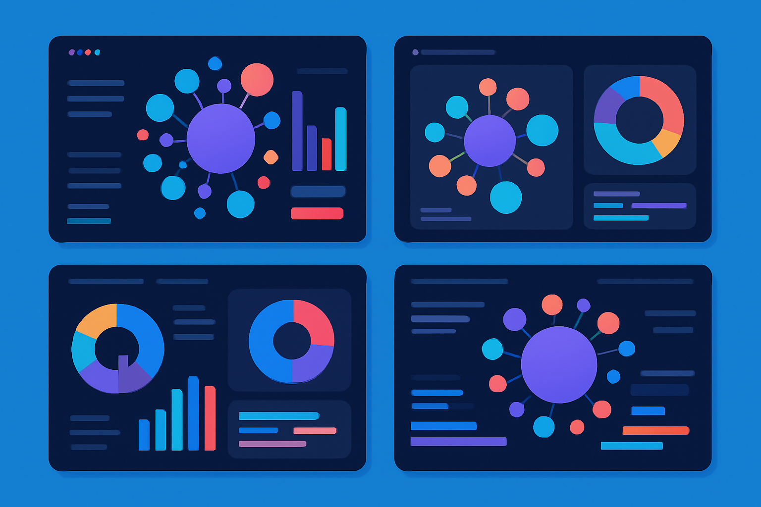 Sample screenshots comparing bubblemaps and token distribution tools from Nansen, Dune Analytics, and Etherscan platforms.