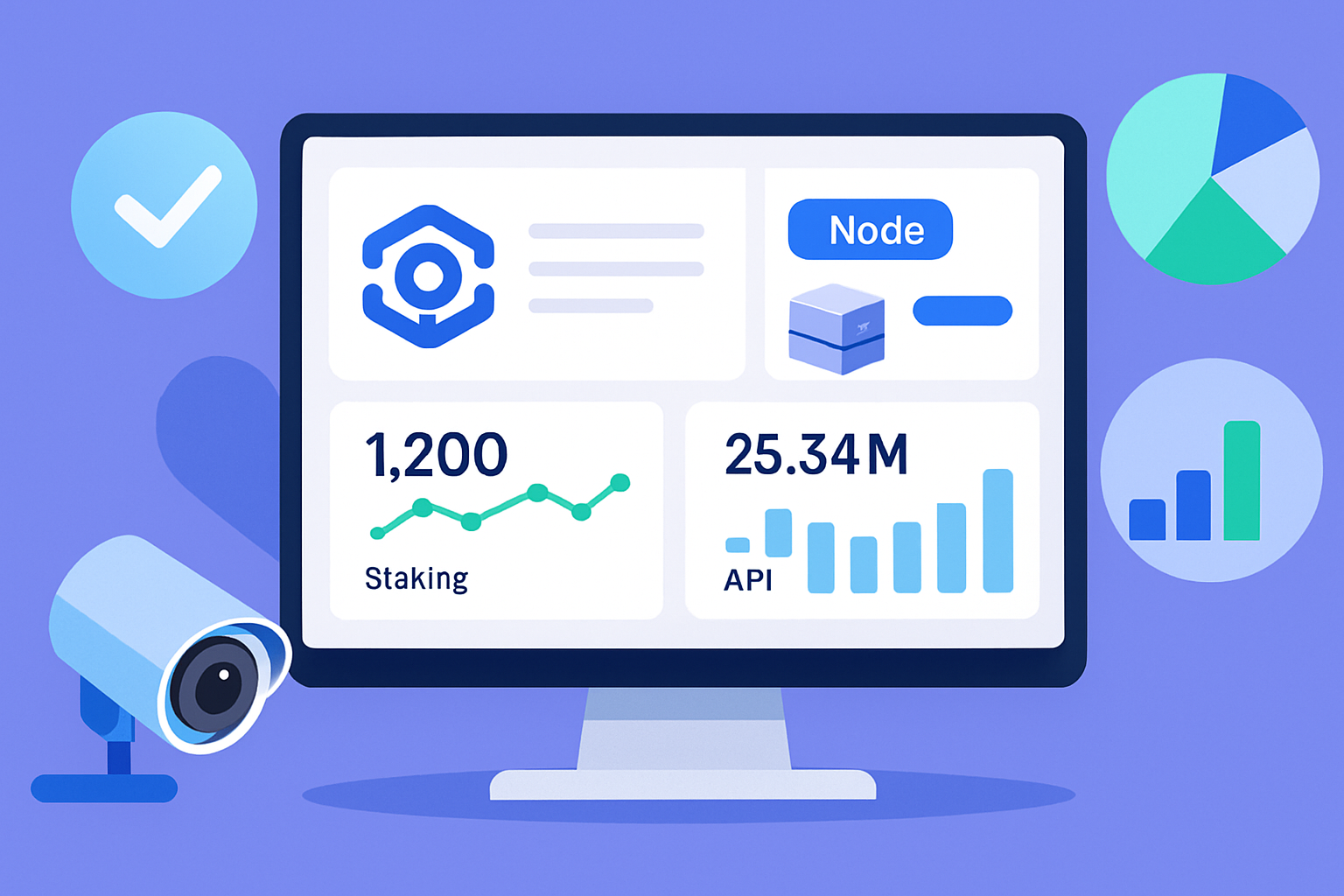 Screenshot of Ankr’s platform dashboard showcasing node hosting, staking metrics, and API usage analytics