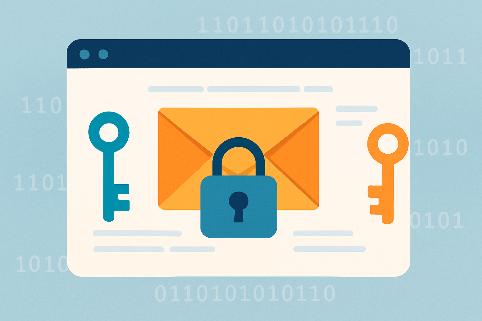 Visual breakdown of how PGP uses public and private keys to encrypt and decrypt messages effectively