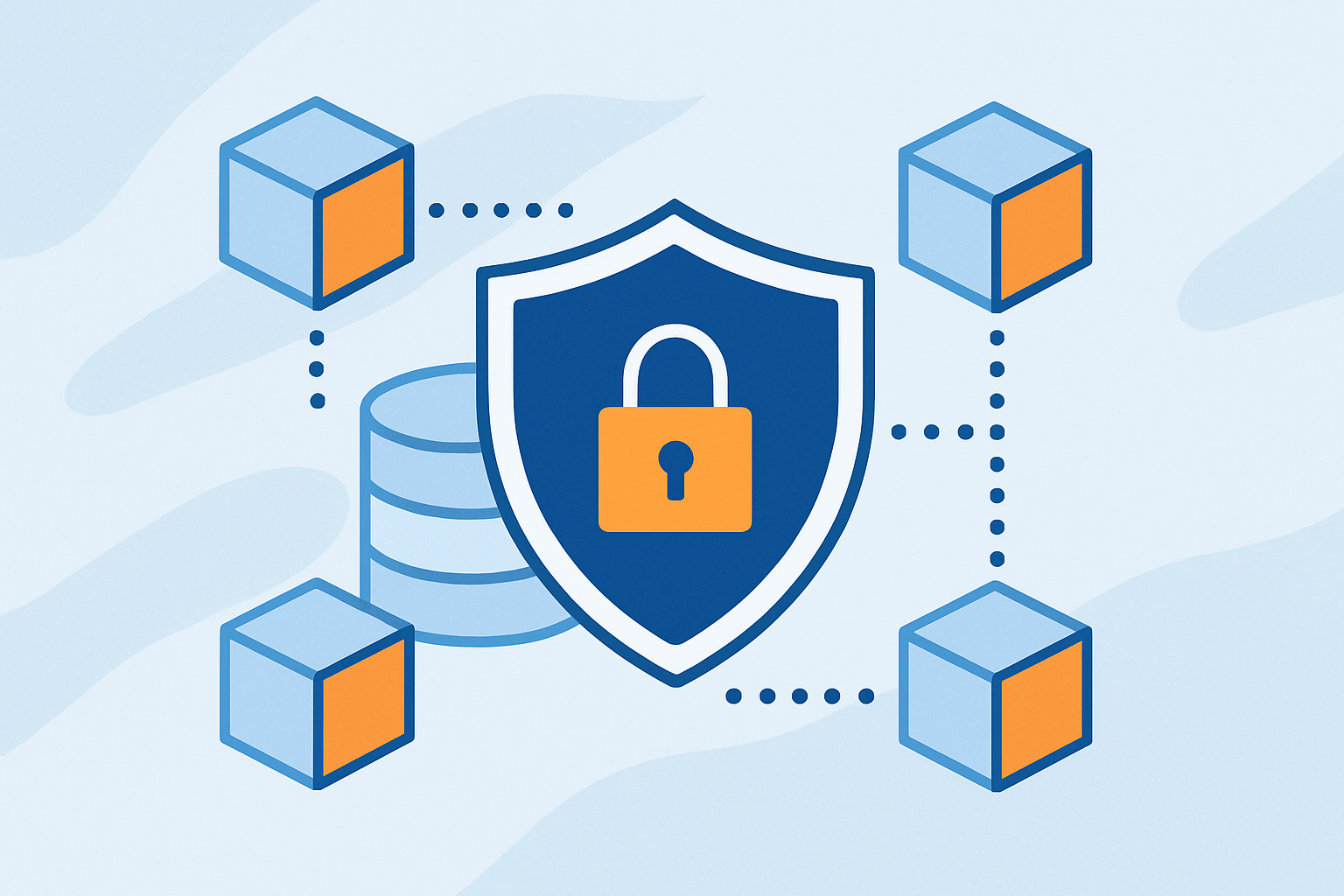 Visual representation of zero-knowledge proofs enhancing privacy and security in blockchain technology